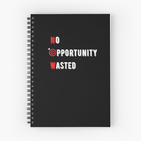 Item preview, Mens Motivational N.O.W. Retro No opportunity wasted designed and sold by edensmr.
