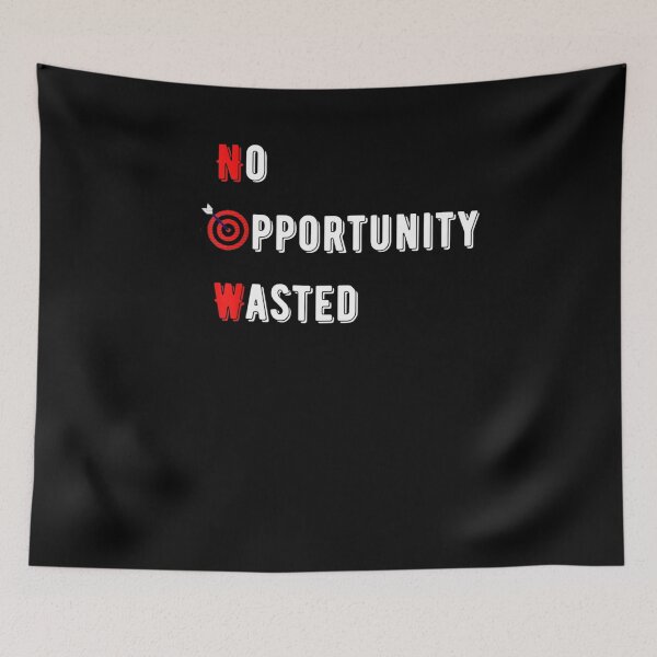 Item preview, Mens Motivational N.O.W. Retro No opportunity wasted designed and sold by edensmr.