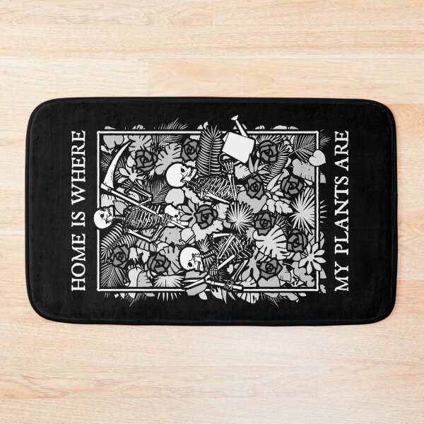 Item preview, Home Is Where My Plants Are Skull Flower Skeleton Gardener designed and sold by GrandeDuc.