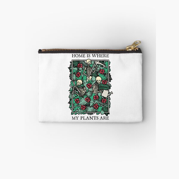 Item preview, Home Is Where My Plants Are Skull Flower Skeleton Gardener designed and sold by GrandeDuc.