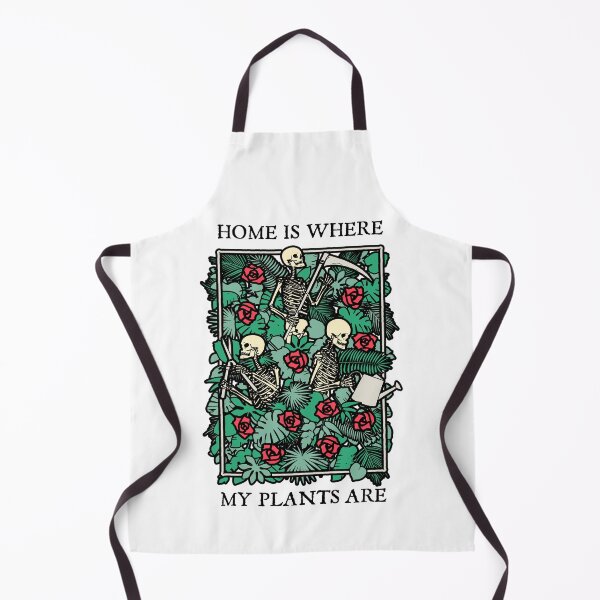 Item preview, Home Is Where My Plants Are Skull Flower Skeleton Gardener designed and sold by GrandeDuc.