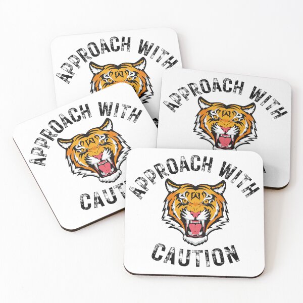 Item preview, Approach With Caution - Tiger Design designed and sold by CreativNode.