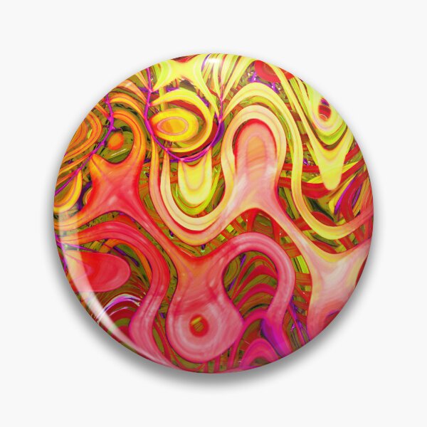Item preview, Boho Colors Abstract Earthy Mystical Mix Yellow Ochre Burnt Orange Coral Pink Magenta 2 of 4 designed and sold by Beachy.