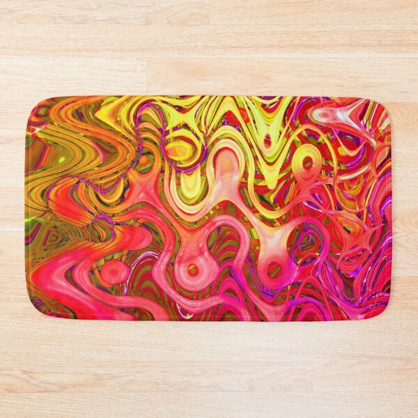 Item preview, Boho Colors Abstract Earthy Mystical Mix Yellow Ochre Burnt Orange Coral Pink Magenta 2 of 4 designed and sold by Beachy.