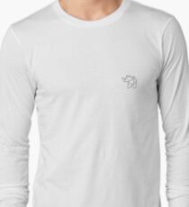 Origami Elephant Long Sleeve T-Shirt