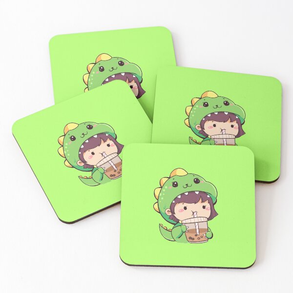Item preview, 'Tea-Rex' Illustration designed and sold by Yuki Shop.