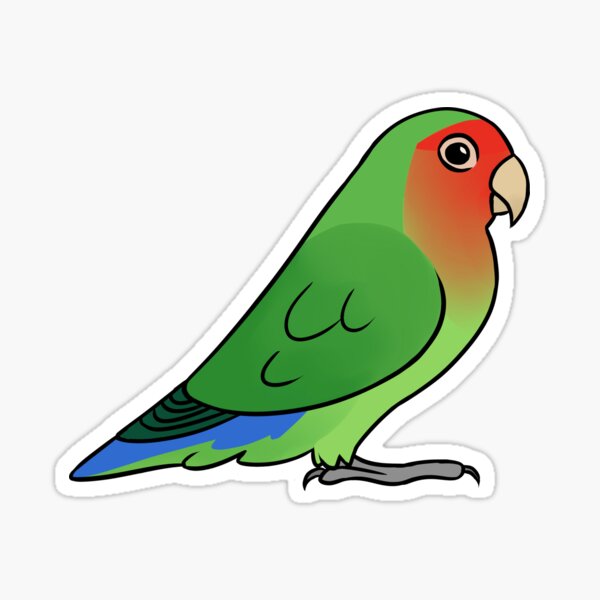Item preview, Lovebird Roseicollis designed and sold by Mariewsart.