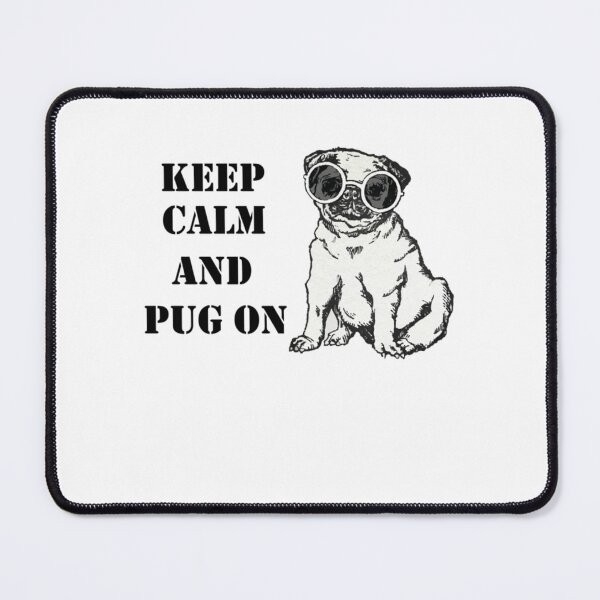 Item preview, keep calm and pug onfor mom for lovers for dad for grandpafor grandmakeep calm and pug on Tshirtkeep calm and pug on shirtbirthdaychrismashalloweengiftpugpug dog193 designed and sold by Cipherstudio.