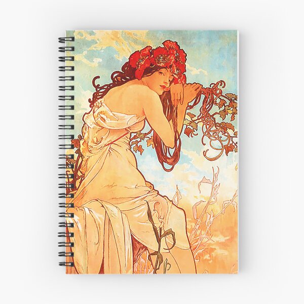 Artikelvorschau, Alfons Mucha Sommer entworfen und verkauft von OldTimeArt.