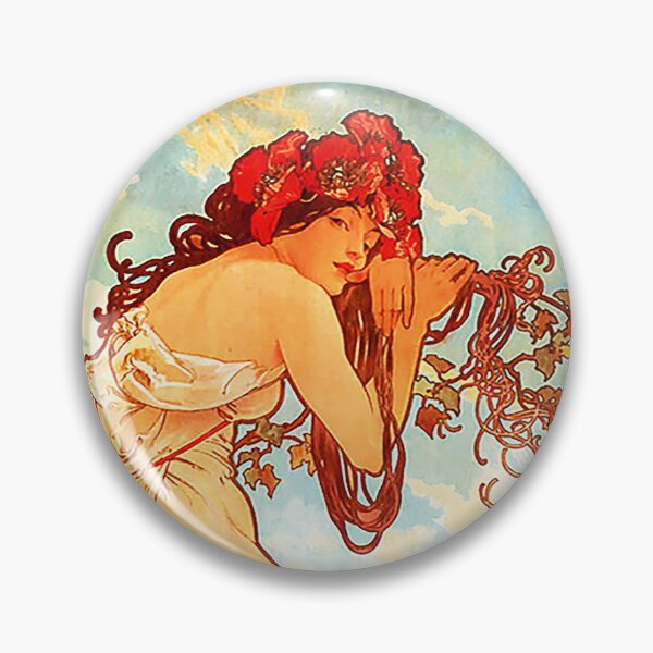 Artikelvorschau, Alfons Mucha Sommer entworfen und verkauft von OldTimeArt.
