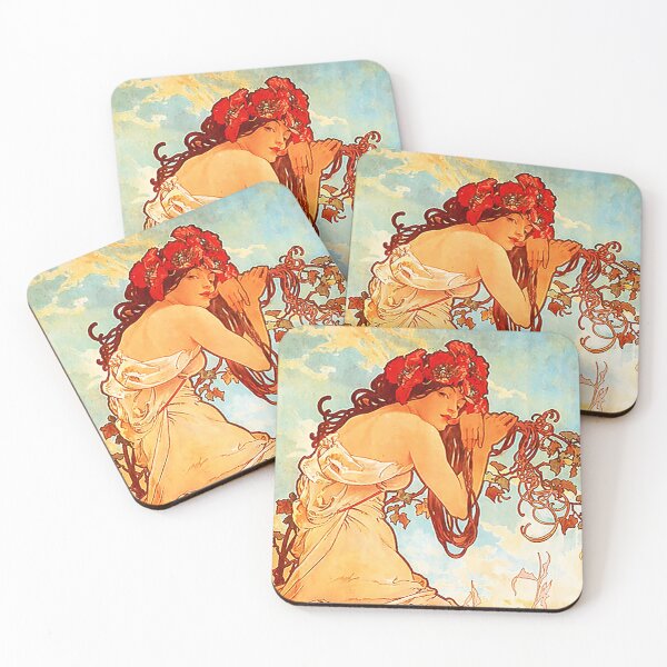 Item preview, Alfons Mucha Summer designed and sold by OldTimeArt.