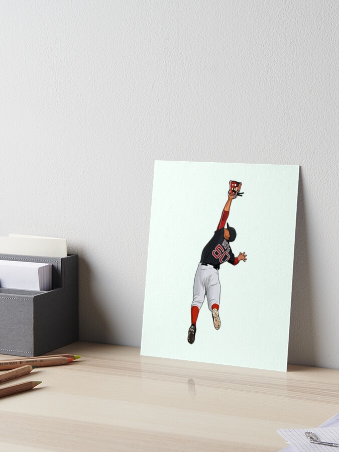 Mookie Betts Watercolor Art Print