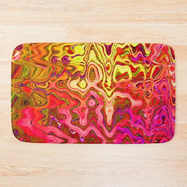 Item preview, Boho Colors Abstract Earthy Mystical Mix Yellow Ochre Burnt Orange Coral Pink Magenta 4 of 4 designed and sold by Beachy.