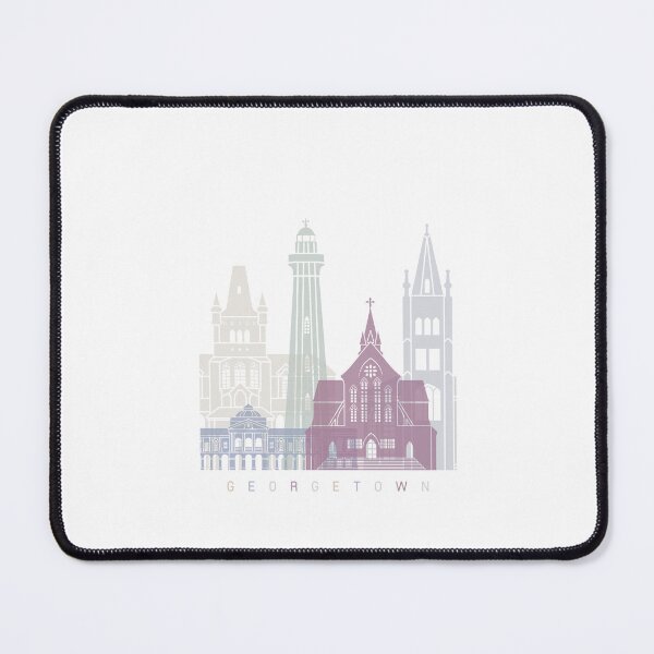 Item preview, GEORGETOWN SKYLINE POSTER PASTEL designed and sold by paulrommer.