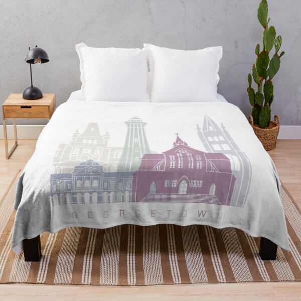 Item preview, GEORGETOWN SKYLINE POSTER PASTEL designed and sold by paulrommer.