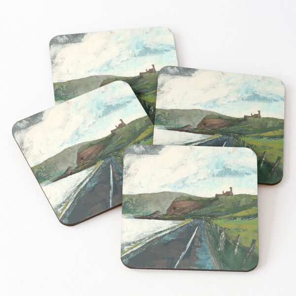 Item preview, Red Bay Cushendall Glens of Antrim designed and sold by BuyIrishArt.