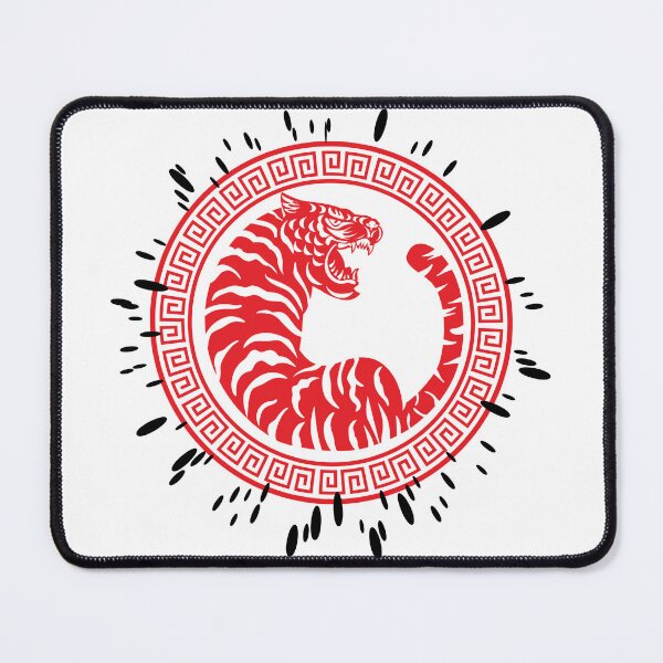 Item preview, Red Chinese Tiger Design designed and sold by CreativNode.