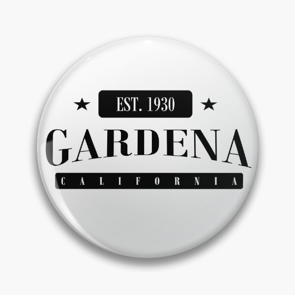 Artikelvorschau, Gardena Est. 1930 (Standardschwarz) entworfen und verkauft von The Street Sign Store.