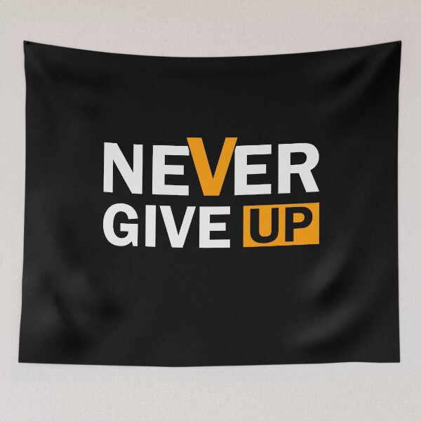 Item preview, Never Give Up designed and sold by decentwearstore.