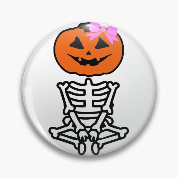 Item preview, Pumpkin Skeleton Hallween designed and sold by Toonify4U.