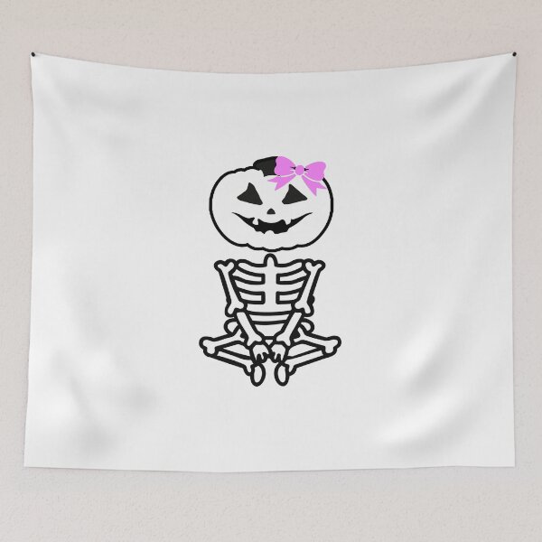 Item preview, Pumpkin Skeleton Hallween designed and sold by Toonify4U.
