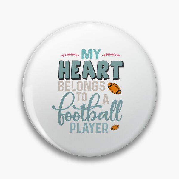 Item preview, My heart belongs to a football player designed and sold by IM Hunter.