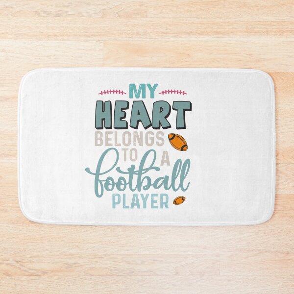 Item preview, My heart belongs to a football player designed and sold by IM Hunter.