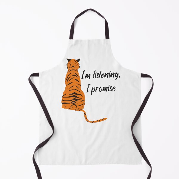 Item preview, I'm Listening, I Promise - Funny Tiger Design designed and sold by CreativNode.