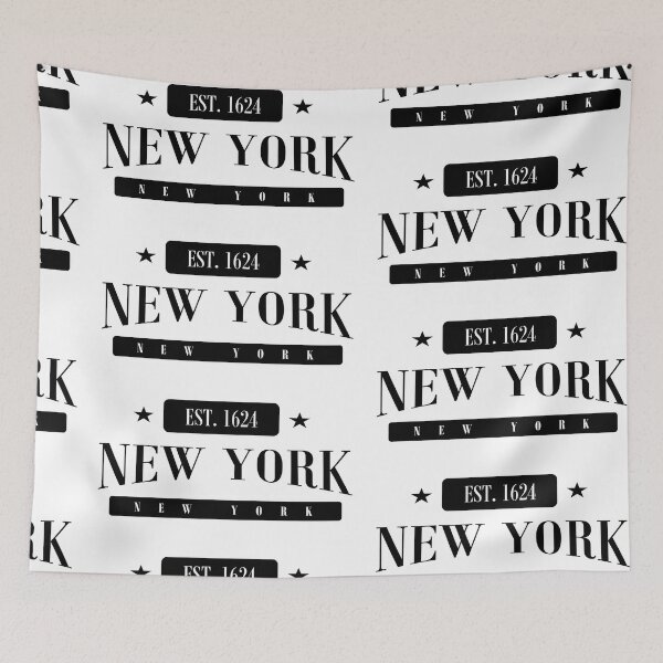 Item preview, New York Est. 1624 (Standard Black) designed and sold by The Street Sign Store.