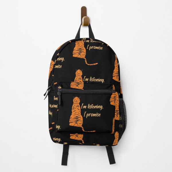 Item preview, I'm Listening, I Promise - Funny Tiger Design designed and sold by CreativNode.