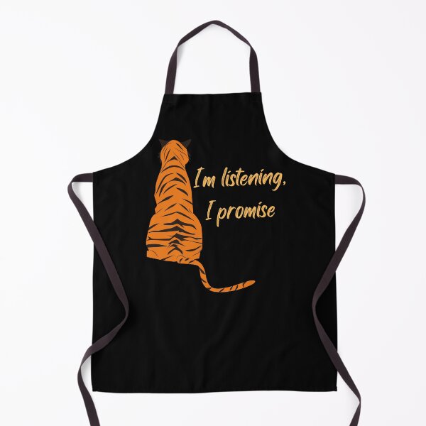 Item preview, I'm Listening, I Promise - Funny Tiger Design designed and sold by CreativNode.