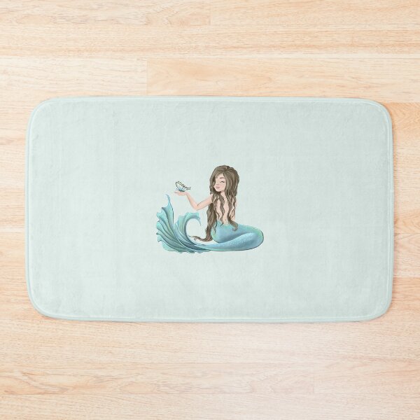 Item preview, Animal Rescue Butterfly Save Oceans Girl Mermaid  Illustration designed and sold by CreativeBu.