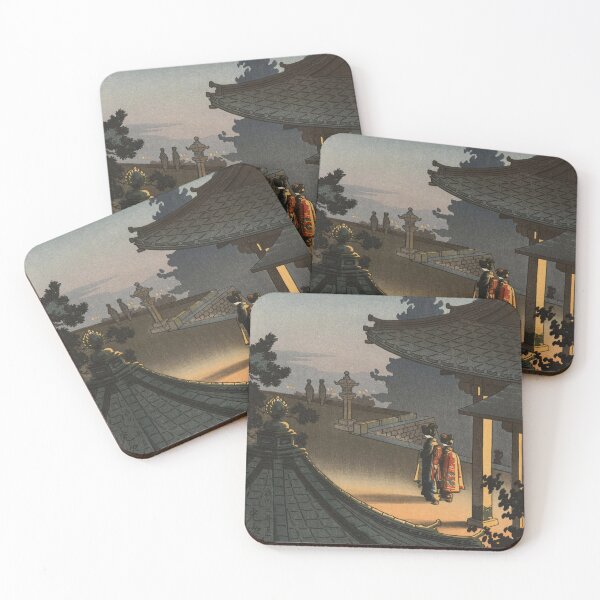 Item preview, Evening at Miidera Temple by Tsuchiya Koitsu designed and sold by Takeda-art.