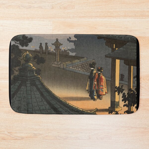 Item preview, Evening at Miidera Temple by Tsuchiya Koitsu designed and sold by Takeda-art.