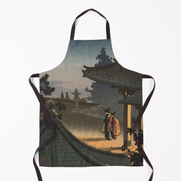 Item preview, Evening at Miidera Temple by Tsuchiya Koitsu designed and sold by Takeda-art.