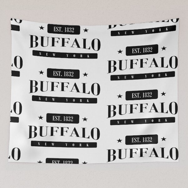 Item preview, Buffalo Est. 1832 (Standard Black) designed and sold by The Street Sign Store.