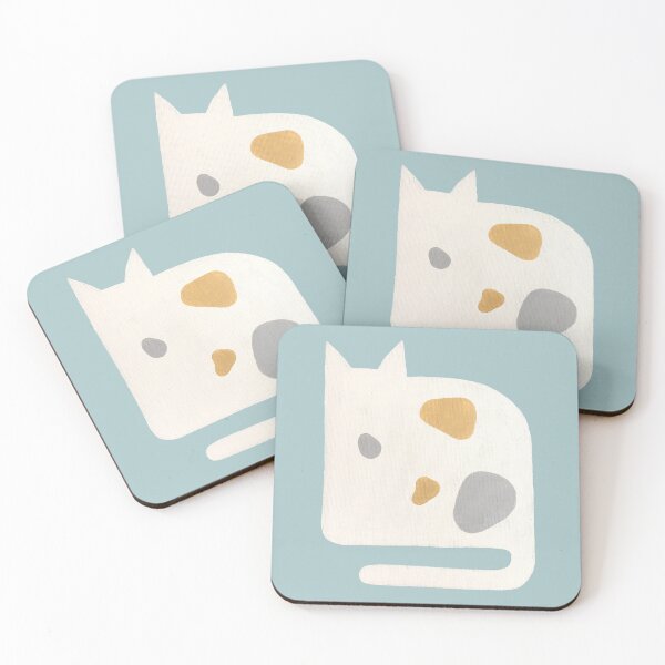 Item preview, Spotted cat painting designed and sold by Milanicole.