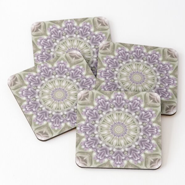 Item preview, Lilac and Green Fractal Mandala designed and sold by Kelly Dietrich Mandala & Fractal Art.