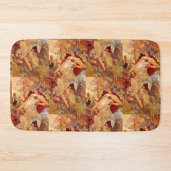 Item preview, Alfons Mucha Otoño designed and sold by OldTimeArt.
