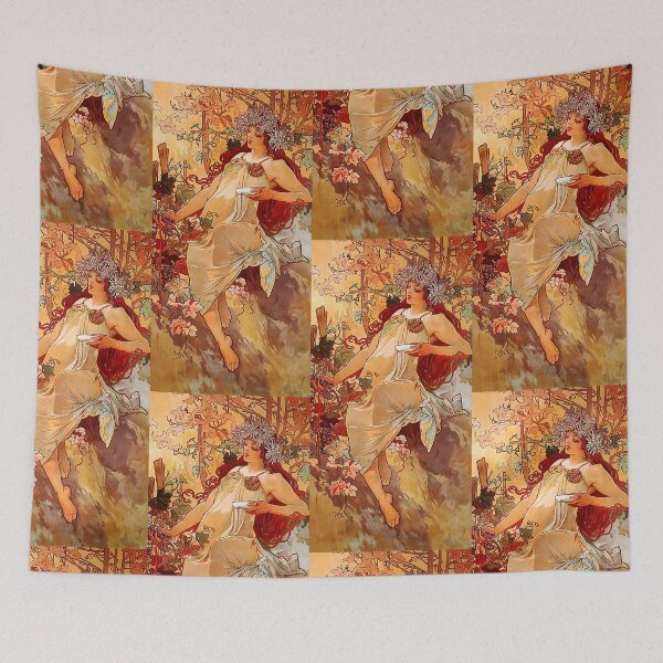 Item preview, Alfons Mucha Otoño designed and sold by OldTimeArt.