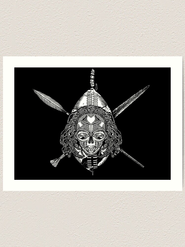 Zulu Art Print By Zugart Redbubble