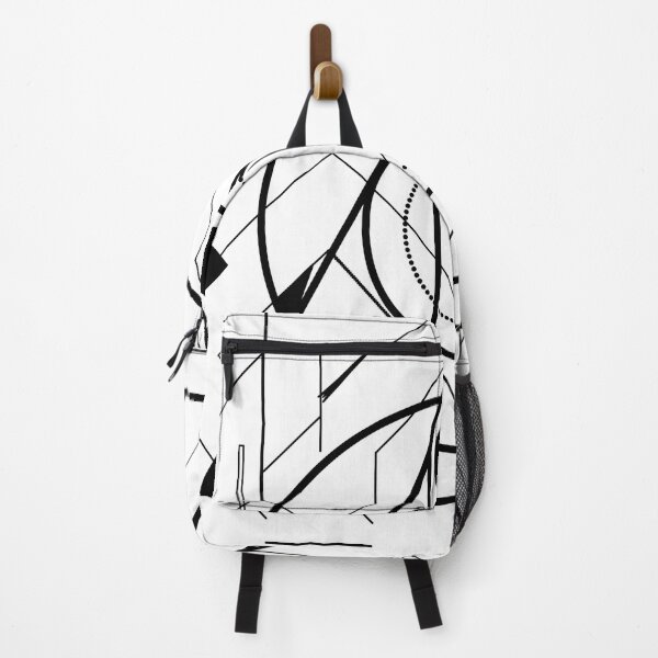 Item preview, Black spaceship abstract geometric designed and sold by Carolina Salazar.