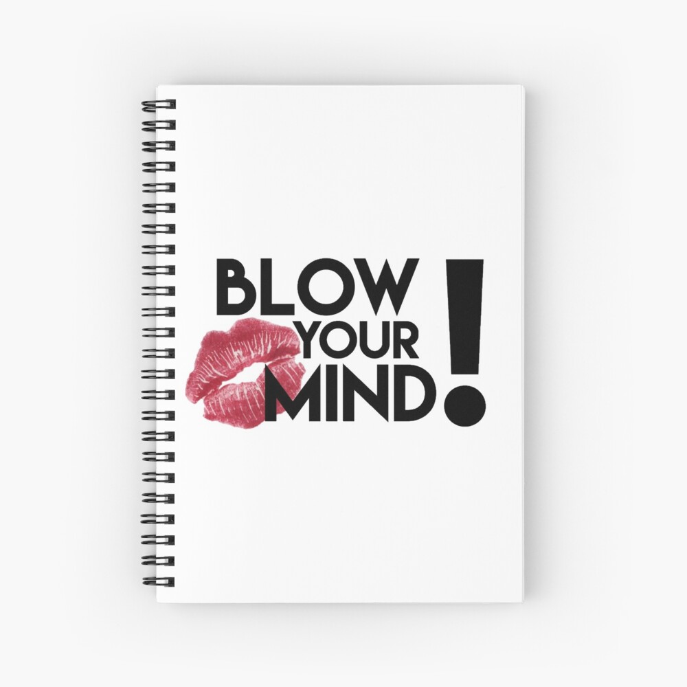 Dua Lipa Blow Your Mind Lyrics Spiral Notebook By Eloisefelstead Redbubble