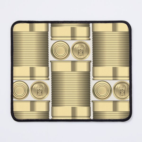 Item preview, Yellow Gold Tin Can Design, Great For Camping Or The Gym designed and sold by TrulyEpoque.