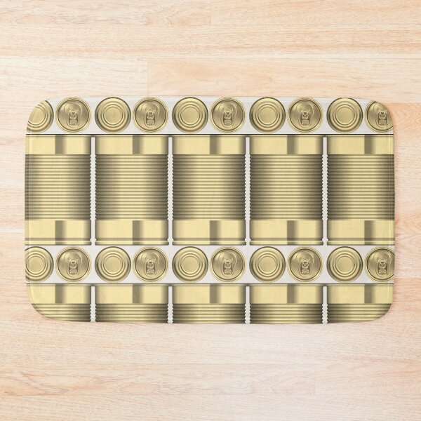 Item preview, Yellow Gold Tin Can Design, Great For Camping Or The Gym designed and sold by TrulyEpoque.