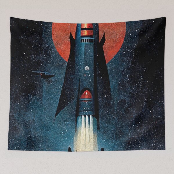 Item preview, Rocketship ready to launch designed and sold by inVinnieVeritas.