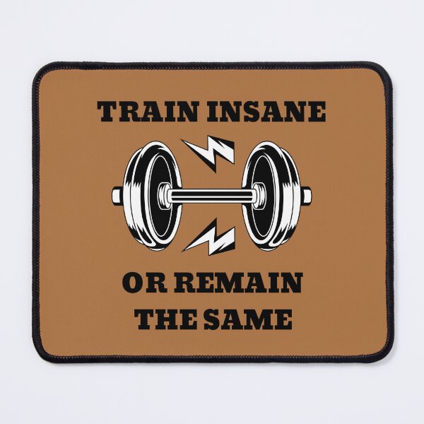 Item preview, Train Insane Or Remain The Same Dumbbell designed and sold by Pawn Shop JB.