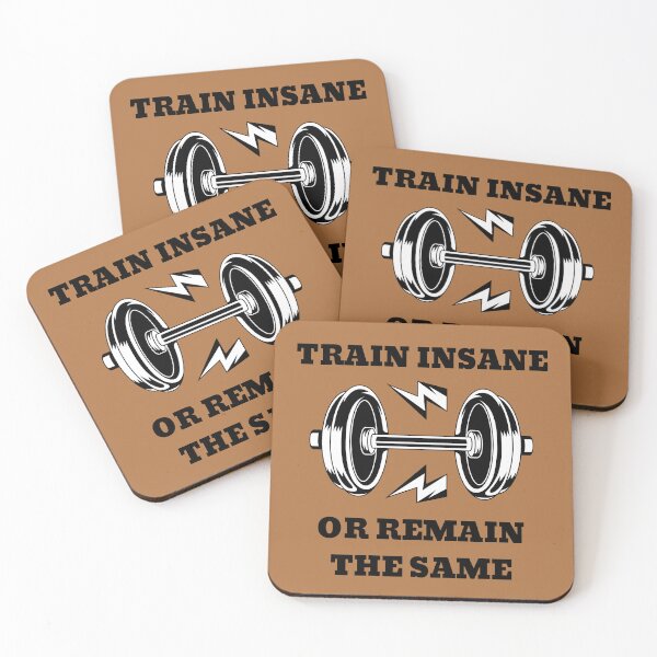 Item preview, Train Insane Or Remain The Same Dumbbell designed and sold by Pawn Shop JB.