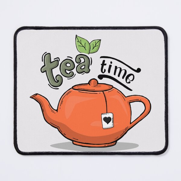 Item preview, Slogan With Teapot Illustration designed and sold by Yuki Shop.