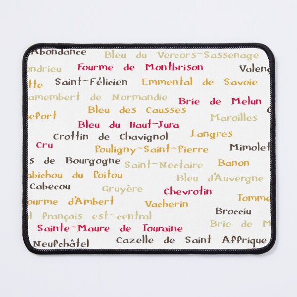 Item preview, AOC French cheeses (retro colours) designed and sold by GreenNote.